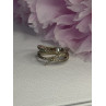 Classy 925 Sterling Silver Diamonds Ring Size 7