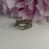 Classy 925 Sterling Silver Diamonds Ring Size 7