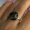 Vintage 925 Sterling Silver Labradorite Ring Size 7