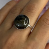 Vintage 925 Sterling Silver Labradorite Ring Size 7