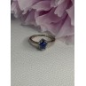 925 Sterling Silver Star Sapphire Ring Size 6.5