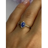 925 Sterling Silver Star Sapphire Ring Size 6.5