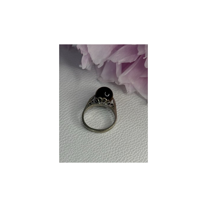 925 Sterling Silver Tiger's Eye Ring Size 5