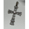925 Sterling Silver CZ Cross