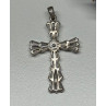 925 Sterling Silver CZ Cross