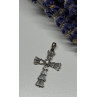 925 Sterling Silver CZ Cross
