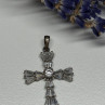 925 Sterling Silver CZ Cross