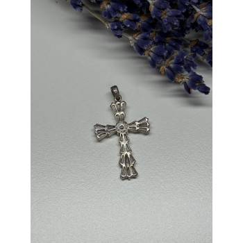 925 Sterling Silver CZ Cross