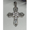 925 Sterling Silver CZ Cross