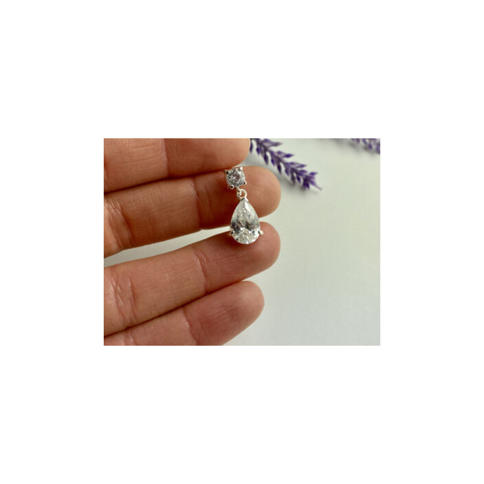 925 Sterling Silver CZ 