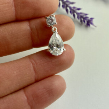925 Sterling Silver CZ 