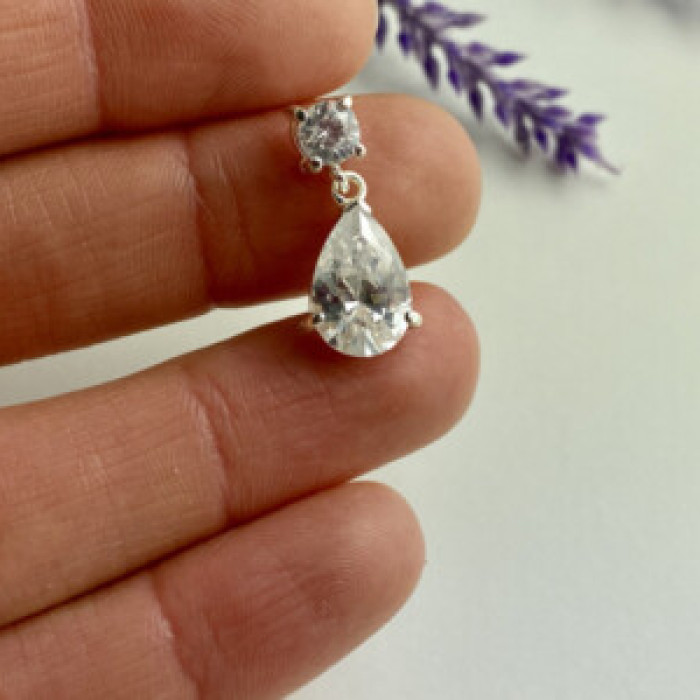 925 Sterling Silver CZ 