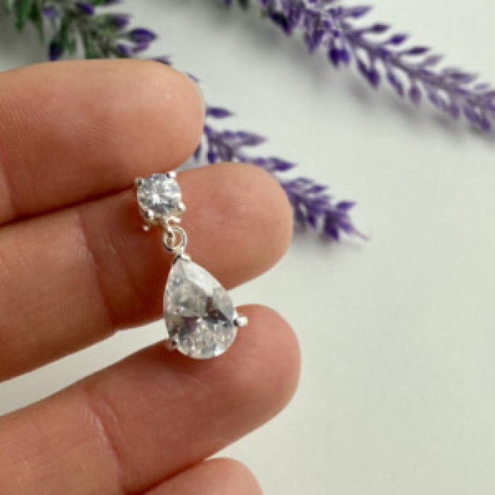 925 Sterling Silver CZ 