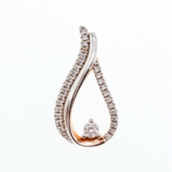 925 Sterling Silver CZ Pendant