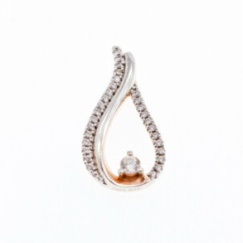 925 Sterling Silver CZ Pendant
