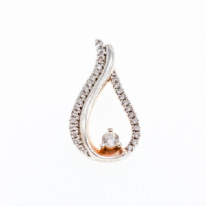 925 Sterling Silver CZ Pendant