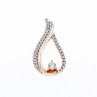 925 Sterling Silver CZ Pendant