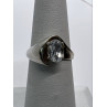 925 Sterling Silver Kabana & Colorless Spinel Ring Size 5.5