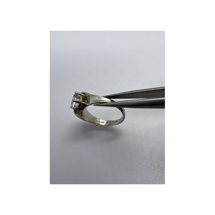 925 Sterling Silver Kabana & Colorless Spinel Ring Size 5.5