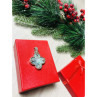925 Sterling Silver Haliotis & CZ Pendant