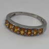 925 Sterling Silver CZ Ring Size 8