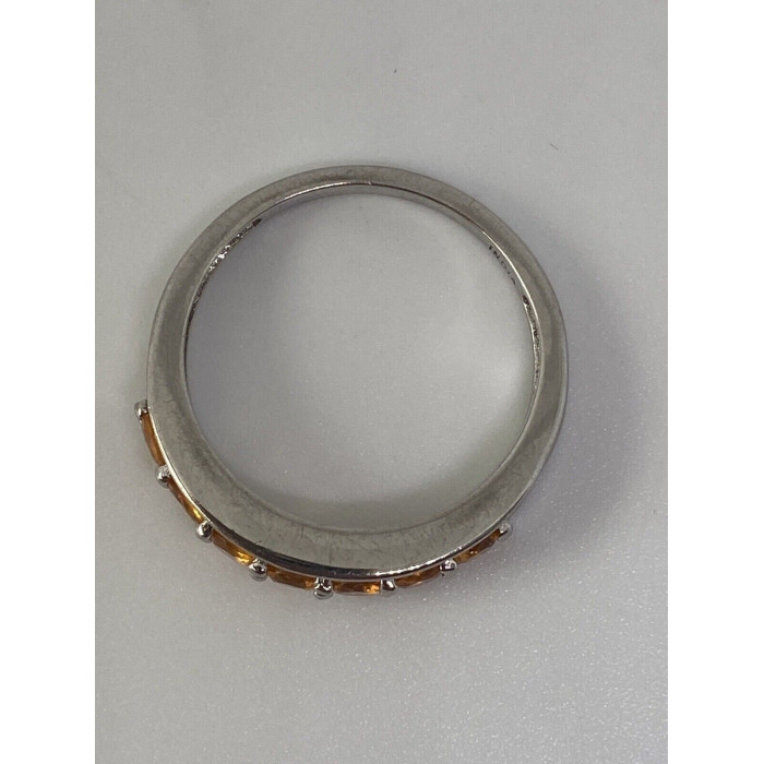 925 Sterling Silver CZ Ring Size 8