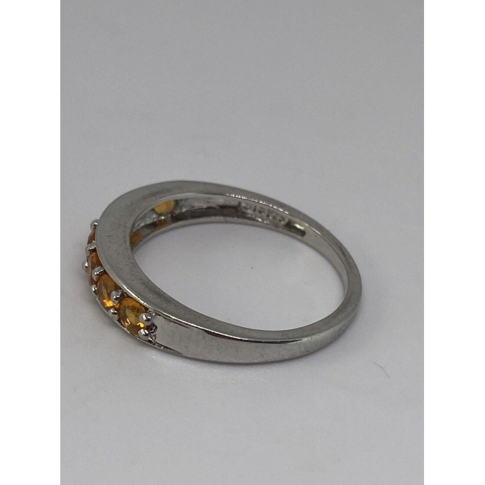 925 Sterling Silver CZ Ring Size 8