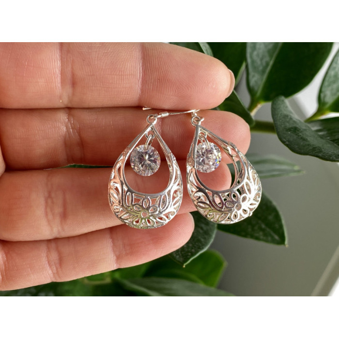 925 Sterling Silver CZ 