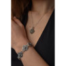 925 Sterling Silver Marcasites Heart Chain With Pendant