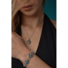 925 Sterling Silver Marcasites Heart Chain With Pendant