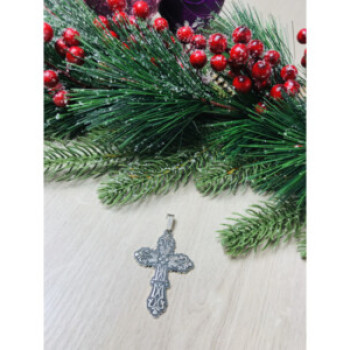 925 Sterling Silver Cross Pendant Mexico