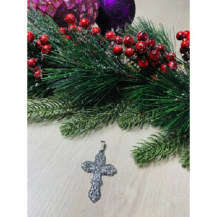 925 Sterling Silver Cross Pendant Mexico