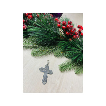 925 STERLING SILVER CROSS PENDANT MEXICO