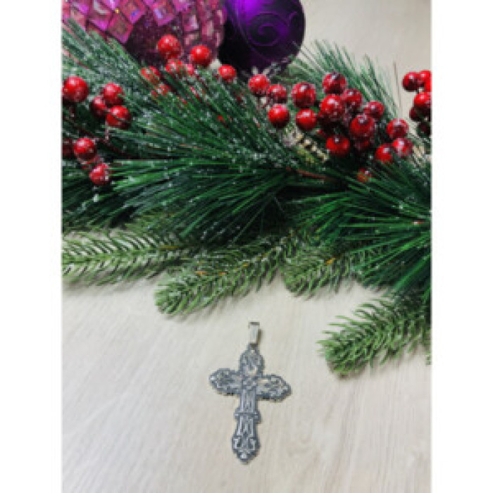 925 Sterling Silver Cross Pendant Mexico