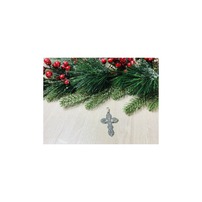 925 STERLING SILVER CROSS PENDANT MEXICO