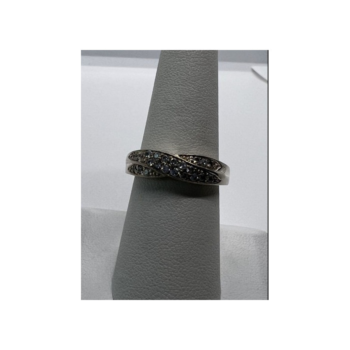 925 Sterling Silver & CZ Ring Size 7.5