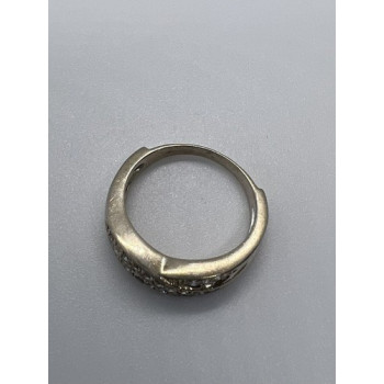925 Sterling Silver & CZ Ring Size 7.5