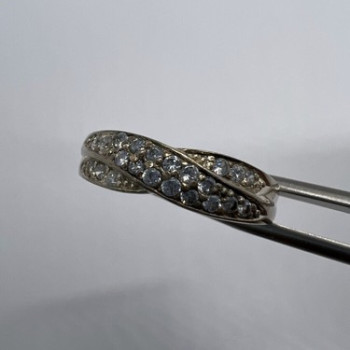 925 Sterling Silver & CZ Ring Size 7.5
