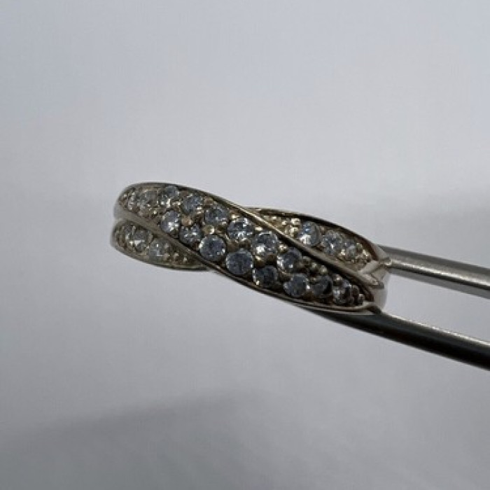 925 Sterling Silver & CZ Ring Size 7.5