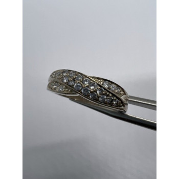 925 Sterling Silver & CZ Ring Size 7.5