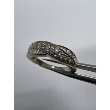 925 Sterling Silver & CZ Ring Size 7.5