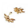 925 Sterling Silver Gold Plated CZ 