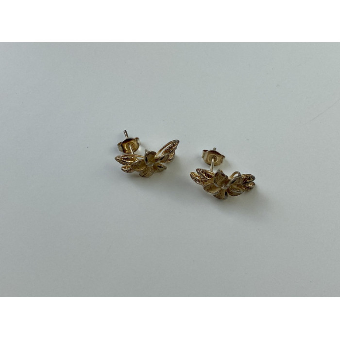 925 Sterling Silver Gold Plated CZ 