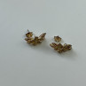 925 Sterling Silver Gold Plated CZ 