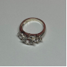 925 Sterling Silver CZ Ring Size 4