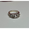 925 Sterling Silver CZ Ring Size 4