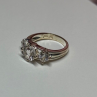 925 Sterling Silver CZ Ring Size 4