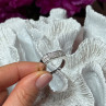 925 Sterling Silver Diamonds Ring Size 9.25