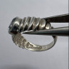 925 Sterling Silver & Blue Topaz Ring Size 5