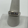 925 Sterling Silver CZ Ring Size 9
